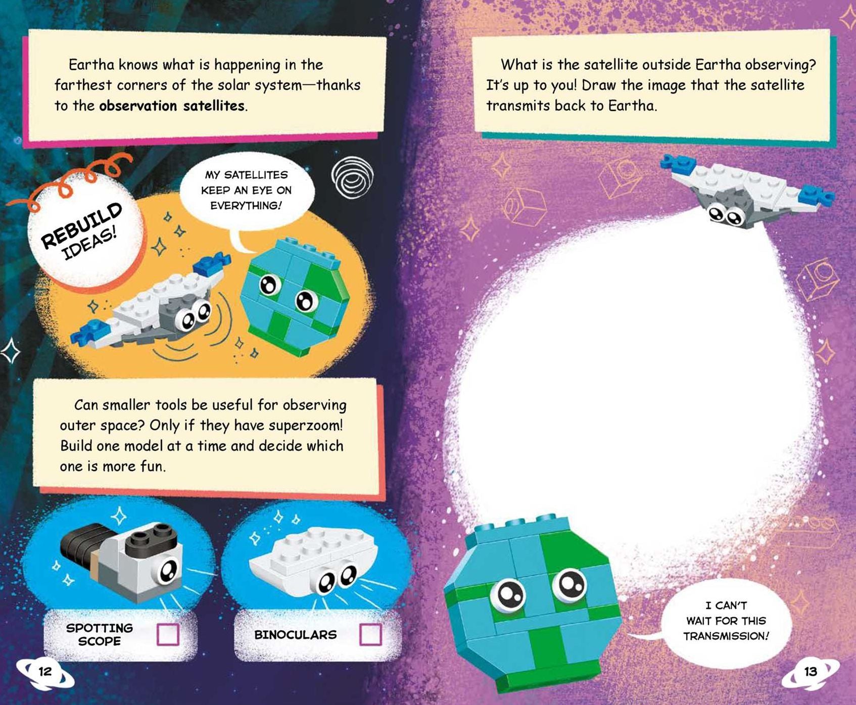 LEGO Books: Space Build and Play Box