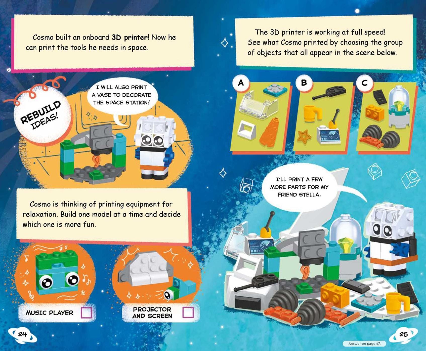 LEGO Books: Space Build and Play Box