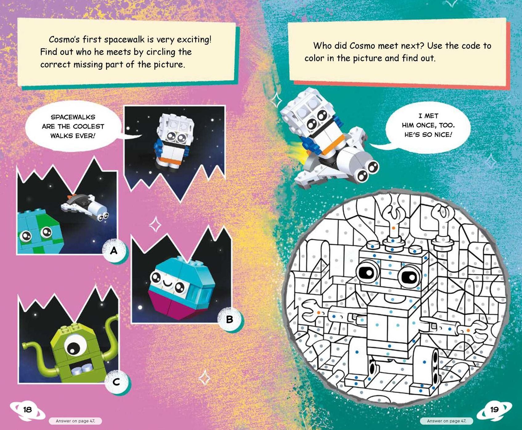 LEGO Books: Space Build and Play Box