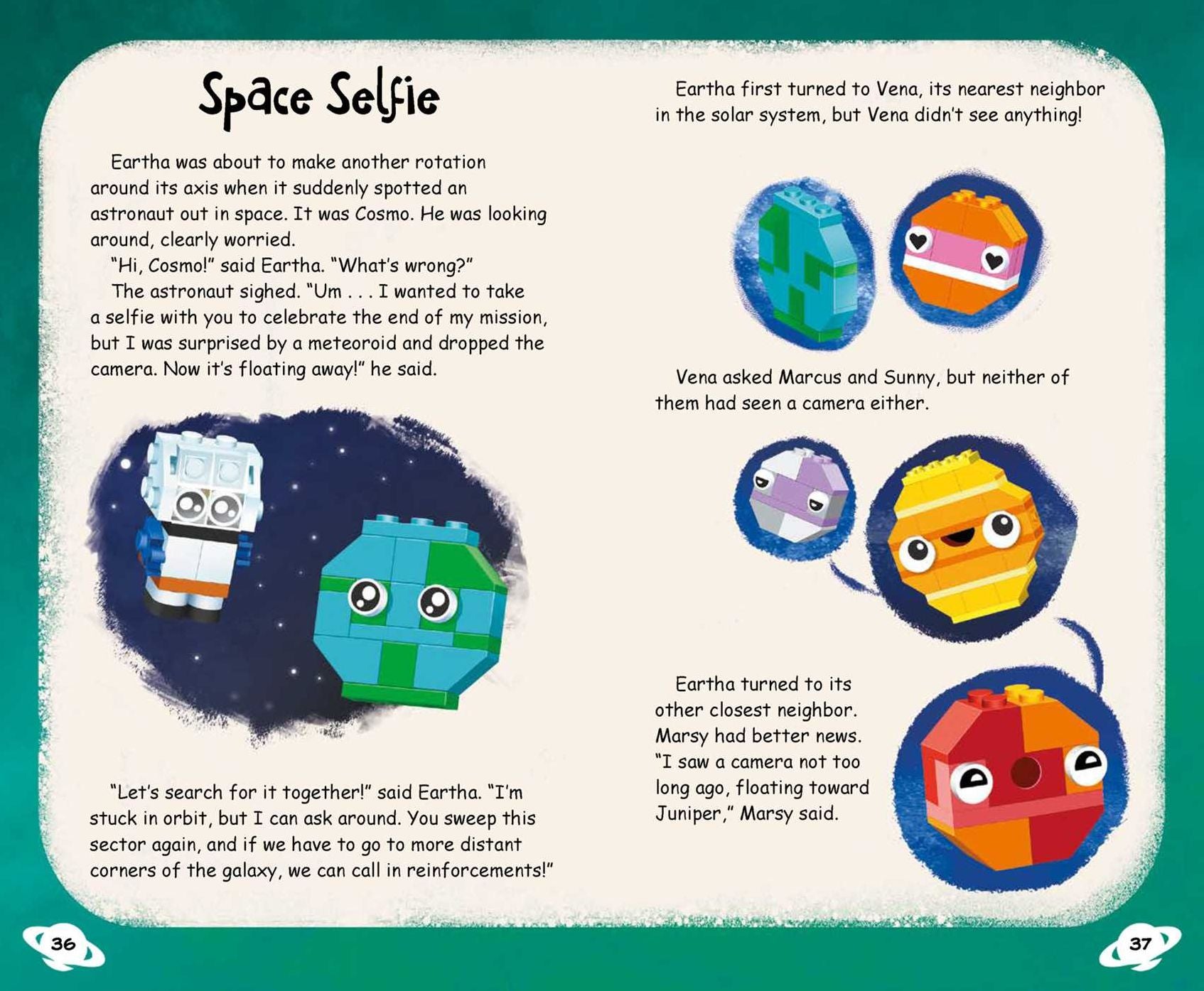 LEGO Books: Space Build and Play Box