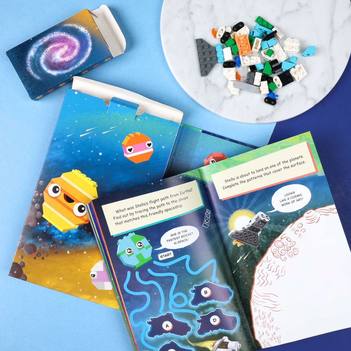 LEGO Books: Space Build and Play Box