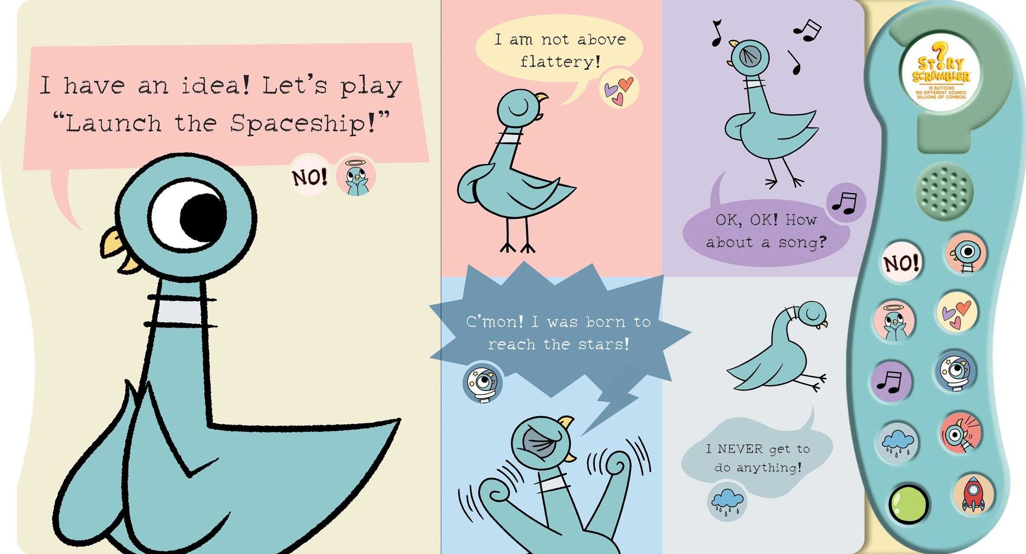Don't Let The Pigeon Launch the Spaceship!: A Sound Book