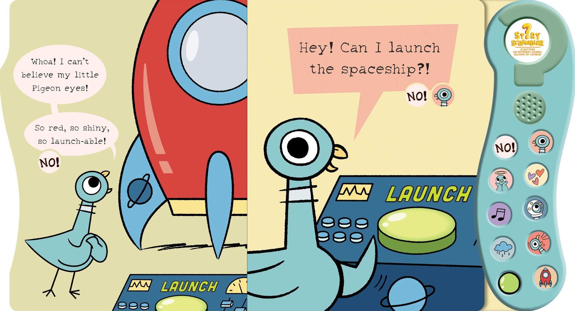Don't Let The Pigeon Launch the Spaceship!: A Sound Book