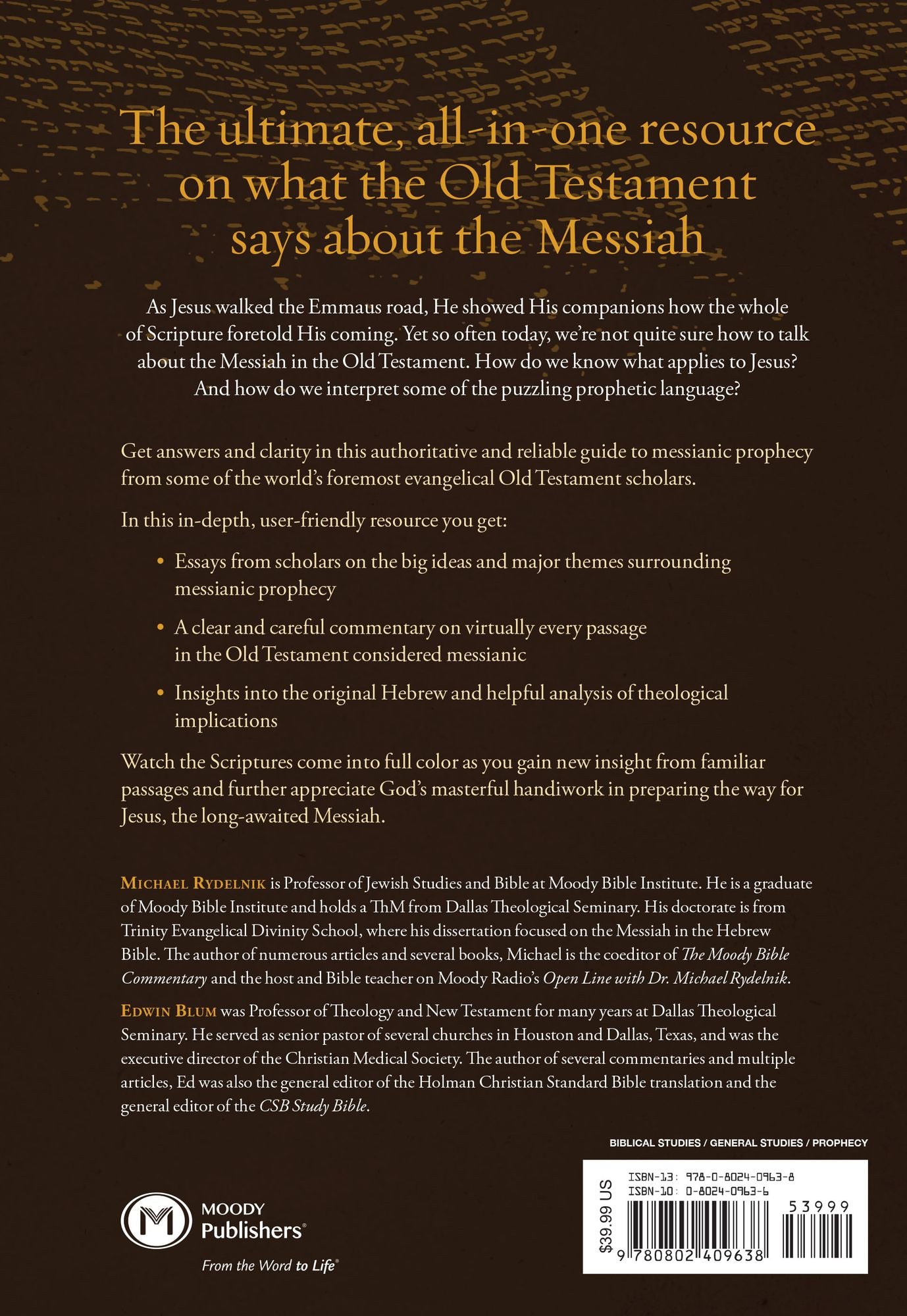 The Moody Handbook of Messianic Prophecy: Studies and Expositions of the Messiah in the Old Testament