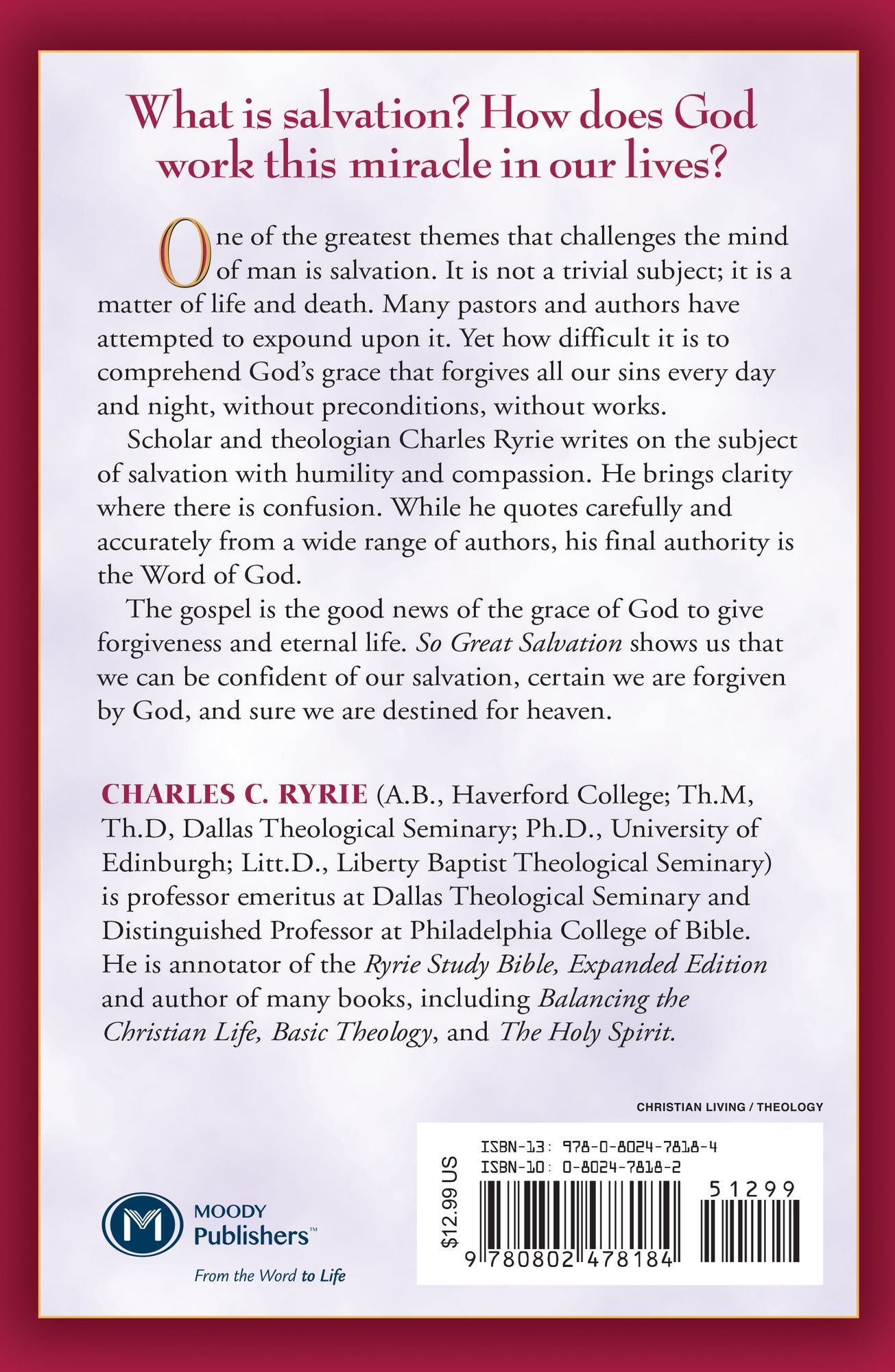 So Great Salvation: What It Means to Believe in Jesus Christ