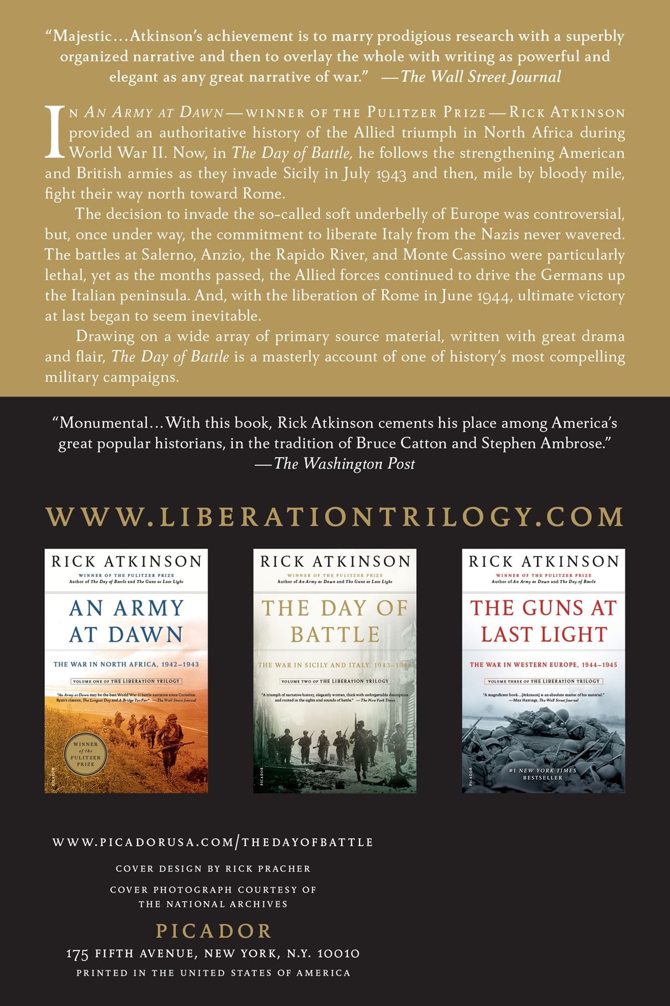 The Day of Battle: The War in Sicily and Italy, 1943-1944 (Liberation Trilogy, Volume 2)