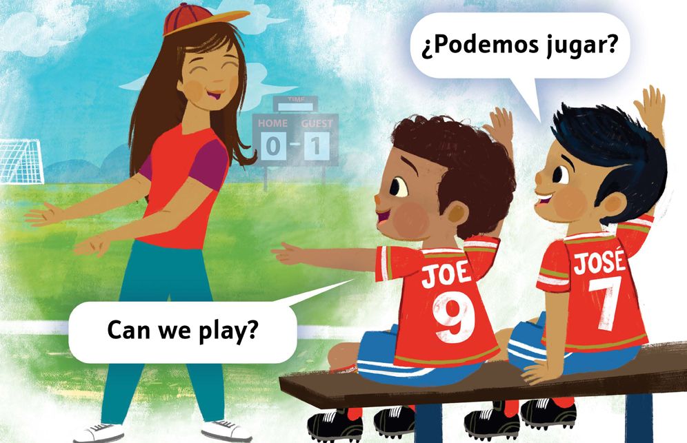 We Play Soccer / Jugamos al fútbol