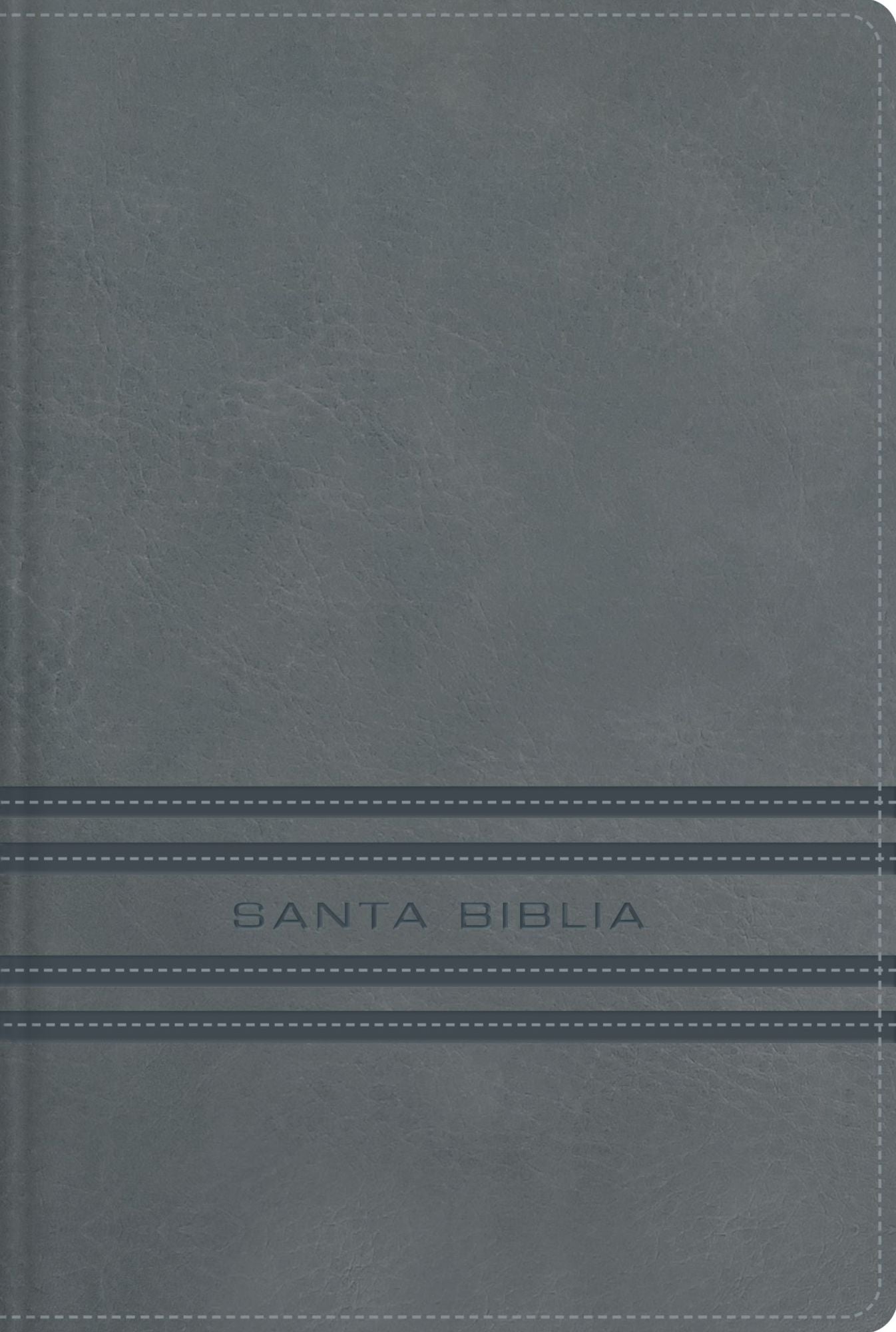 NBLA, Santa Biblia, Edición versificada, Tamaño bolsillo, Leathersoft, Gris, Palabras de Jesús en rojo, Comfort Print