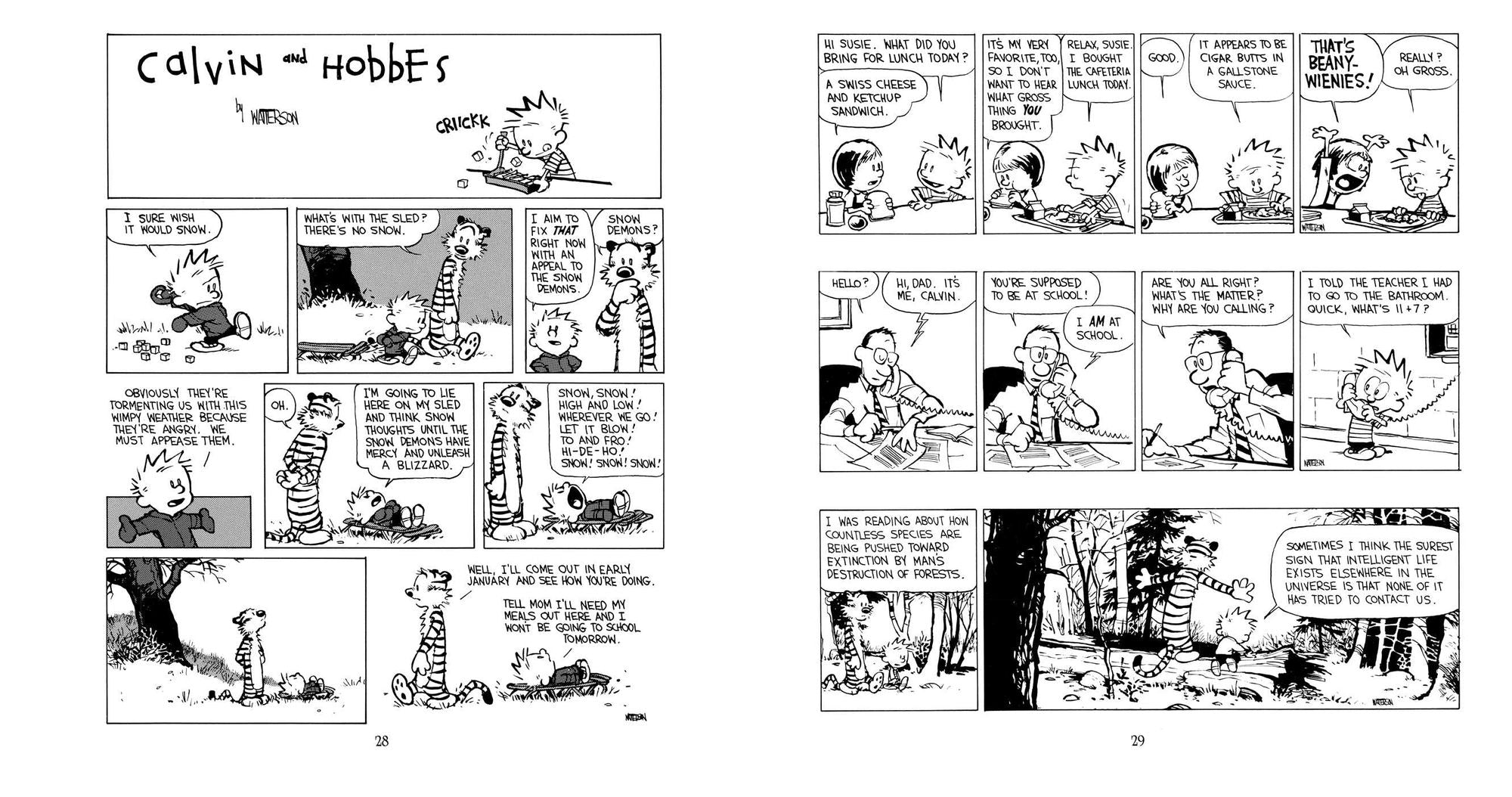 Scientific Progress Goes "Boink": A Calvin and Hobbes Collection