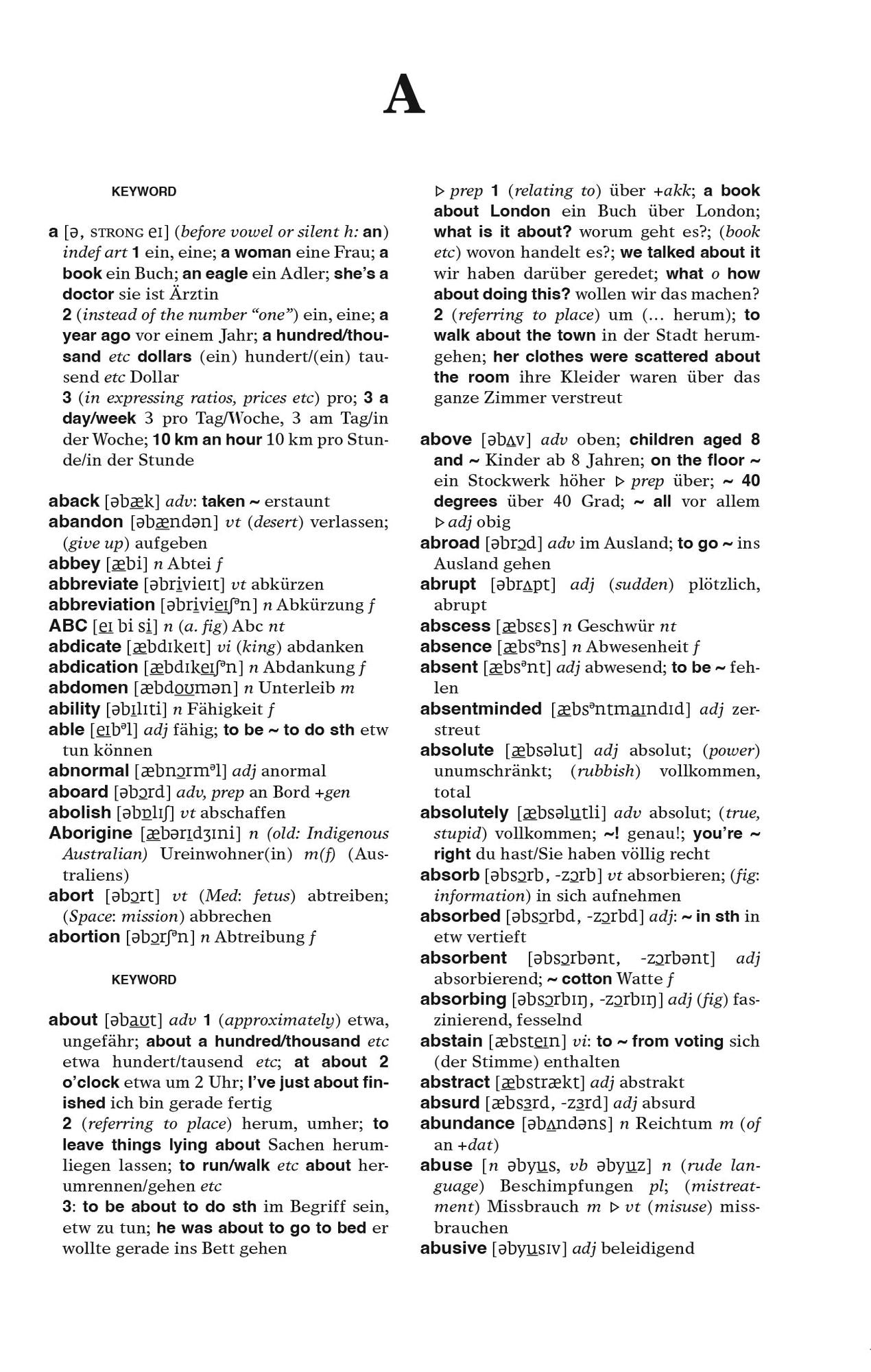 Merriam-Webster's German-English Dictionary