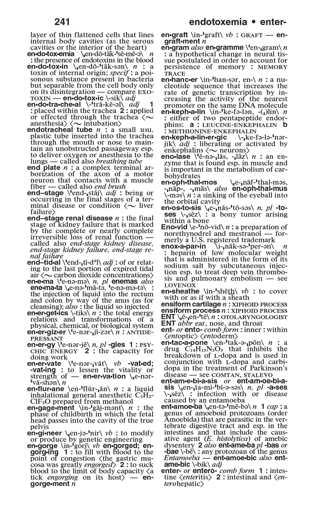 Merriam-Webster's Medical Dictionary