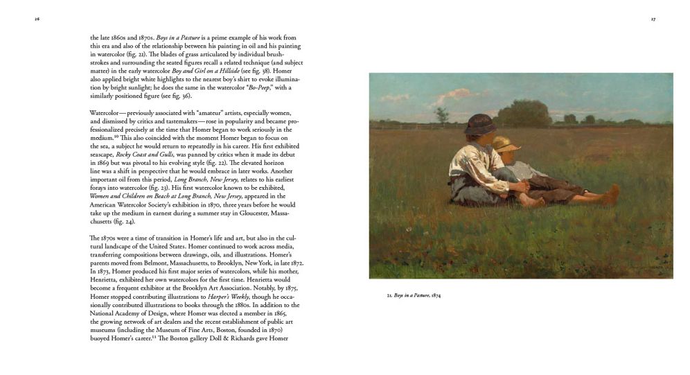 Winslow Homer in Watercolor