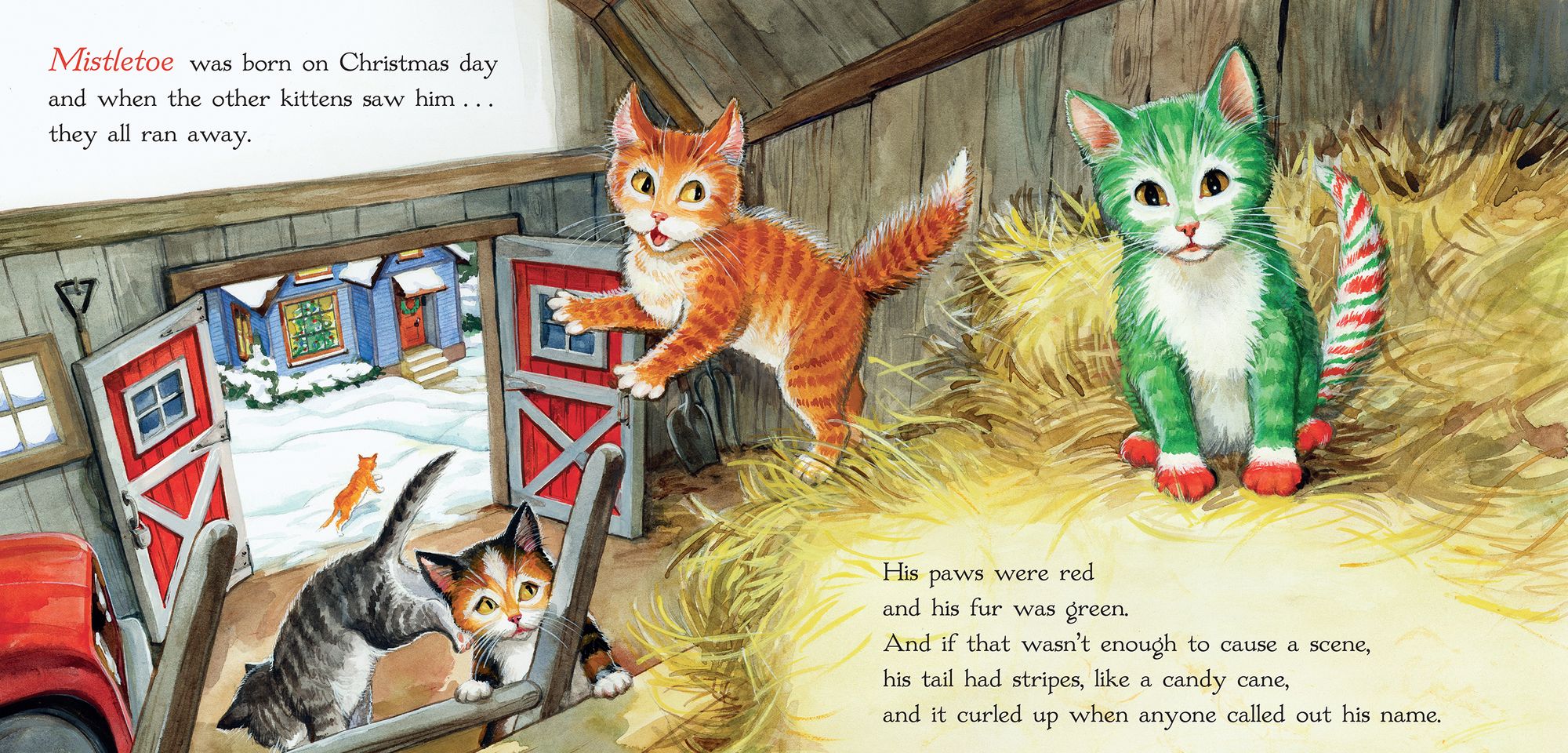 The Legend of Mistletoe and the Christmas Kittens