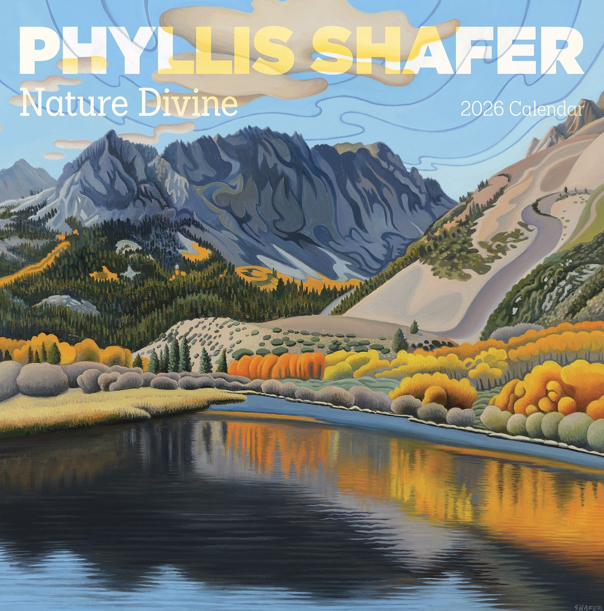 2026 Phyllis Shafer: Nature Divine Wall Calendar