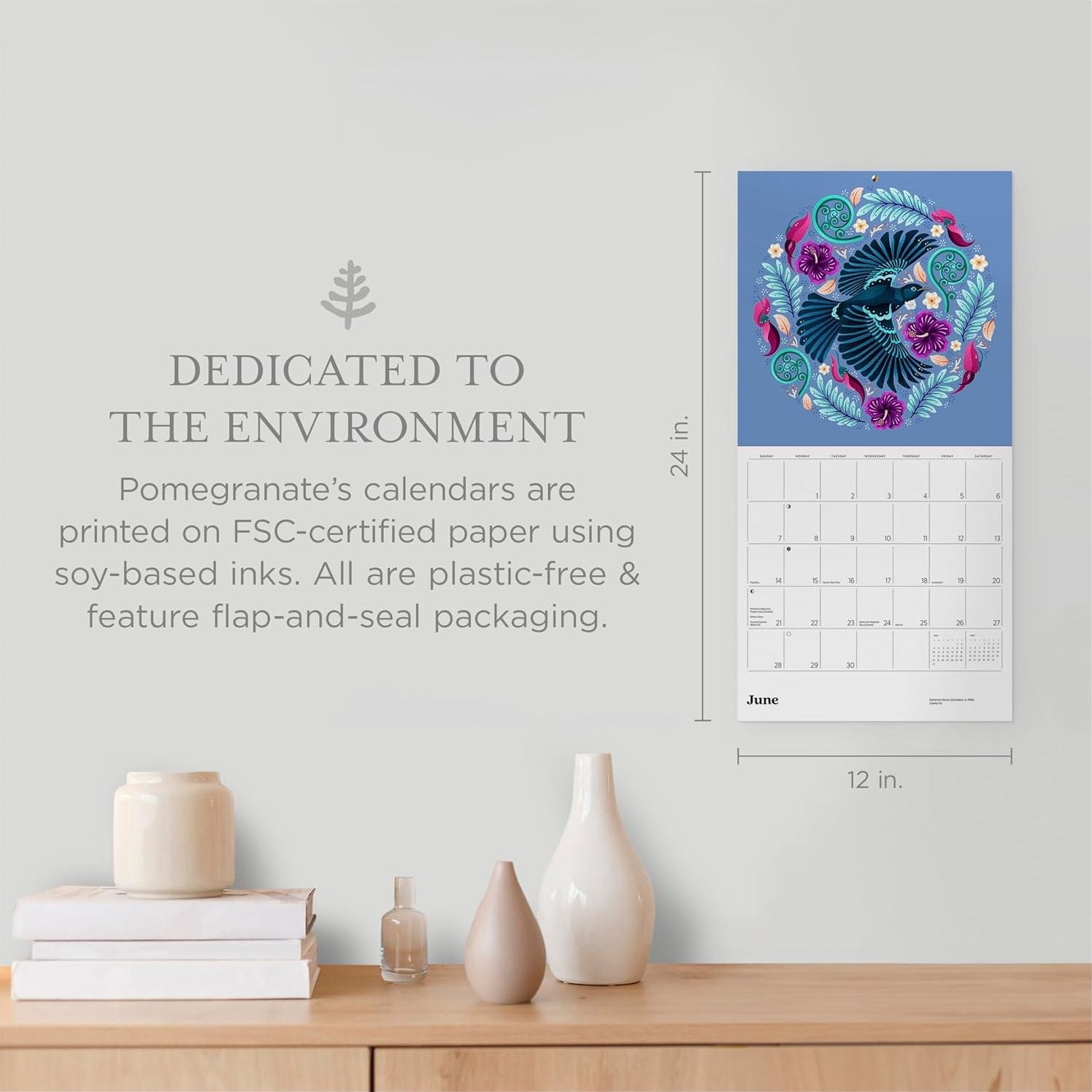 2026 Catherine Marion: Folklore and Flora Wall Calendar