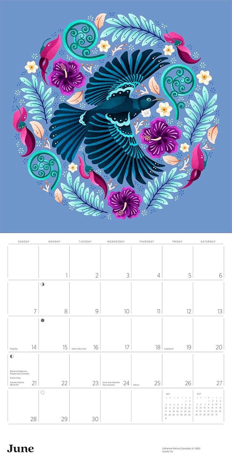 2026 Catherine Marion: Folklore and Flora Wall Calendar