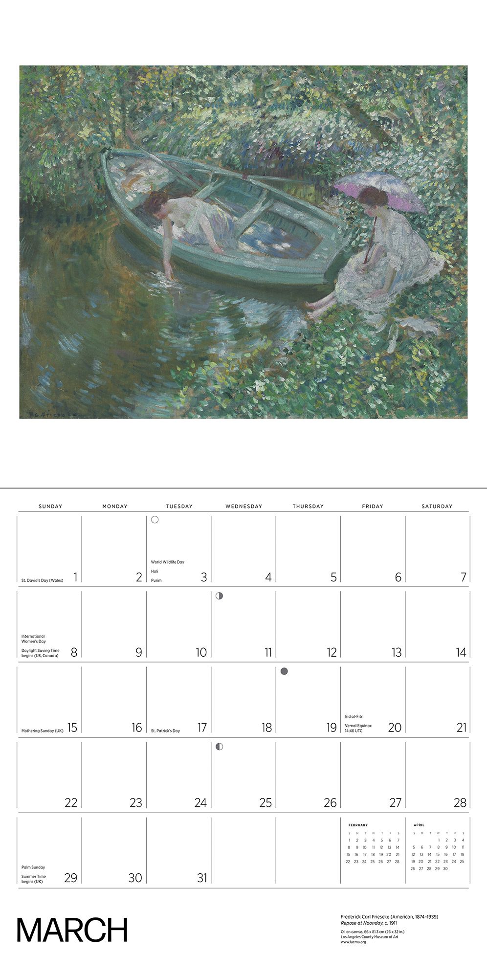 2026 Gardens of the Impressionists Wall Calendar