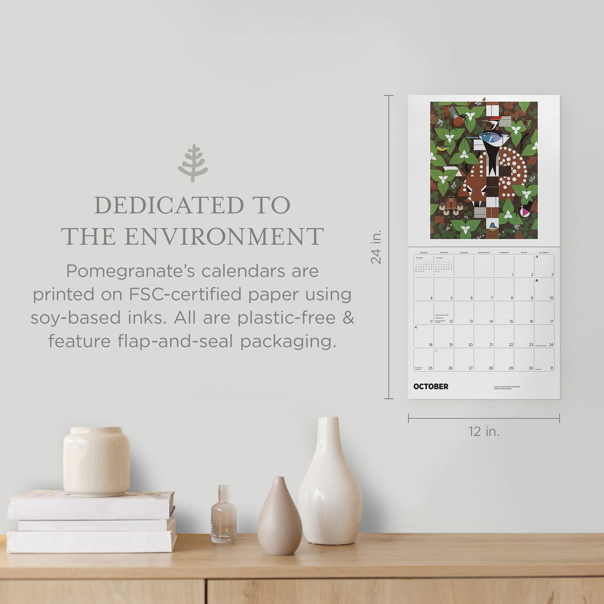 2026 Charley Harper Wall Calendar