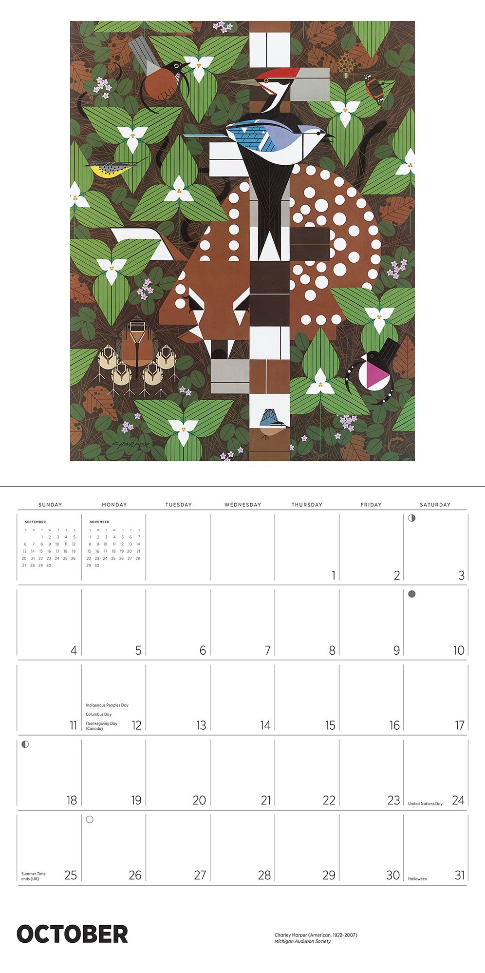 2026 Charley Harper Wall Calendar