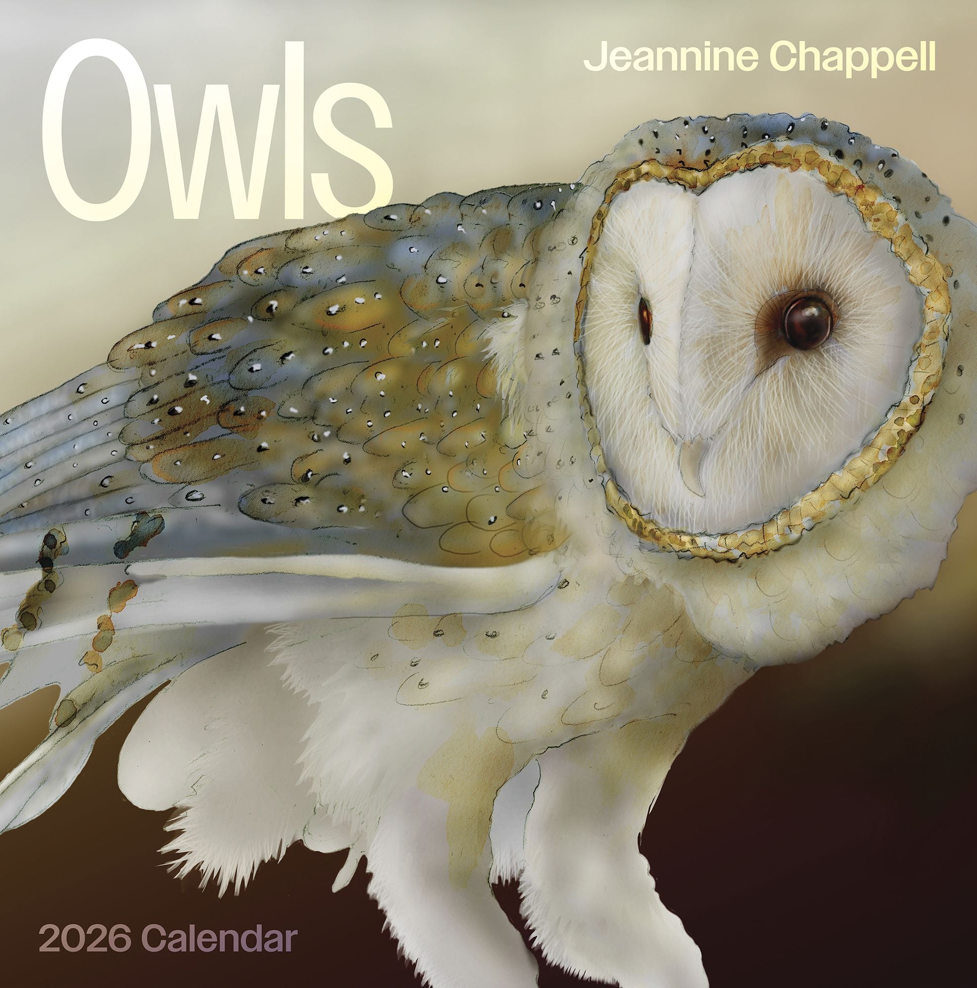 2026 Owls: Jeannine Chappell Wall Calendar
