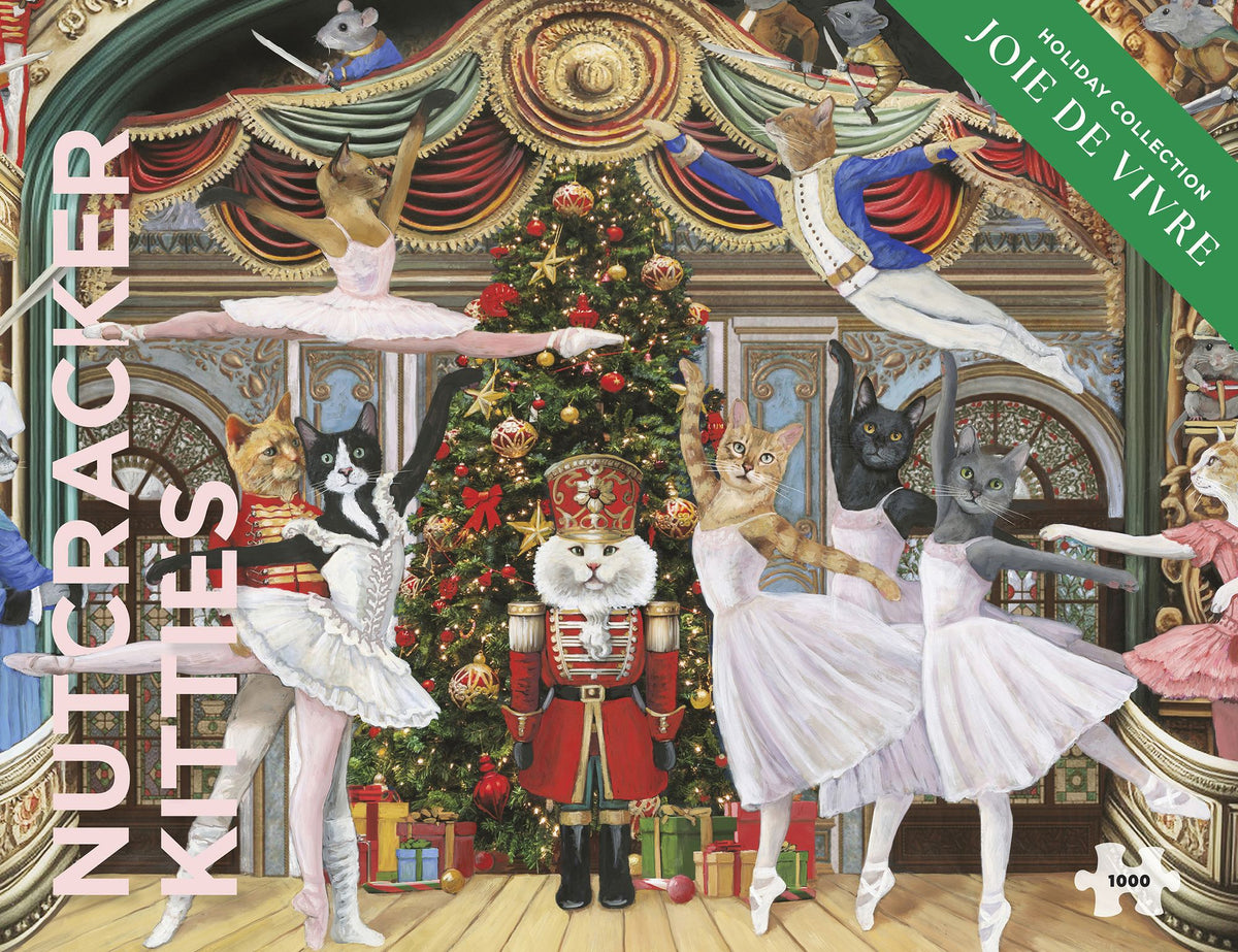 Carol Lew: Nutcracker Kitties 1000-Piece Jigsaw Puzzle
