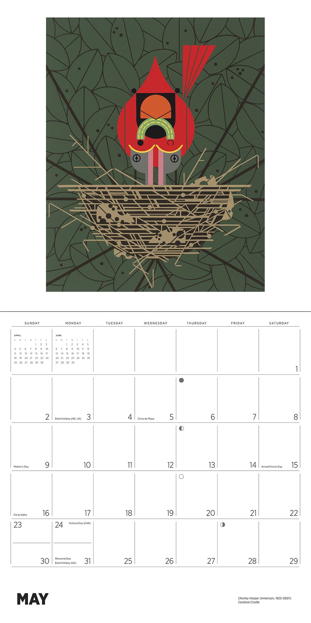 2027 Charley Harper Wall Calendar