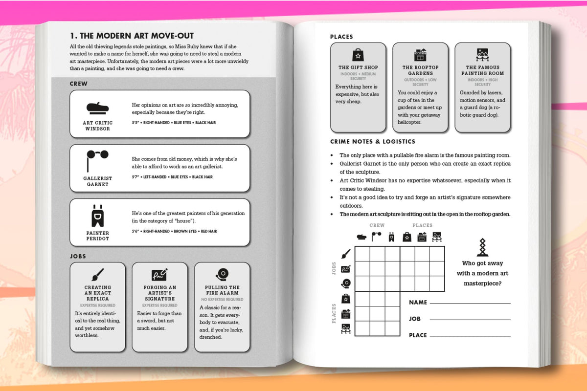 Murdle Heist: 56 Clever Capers to Crack with Logic