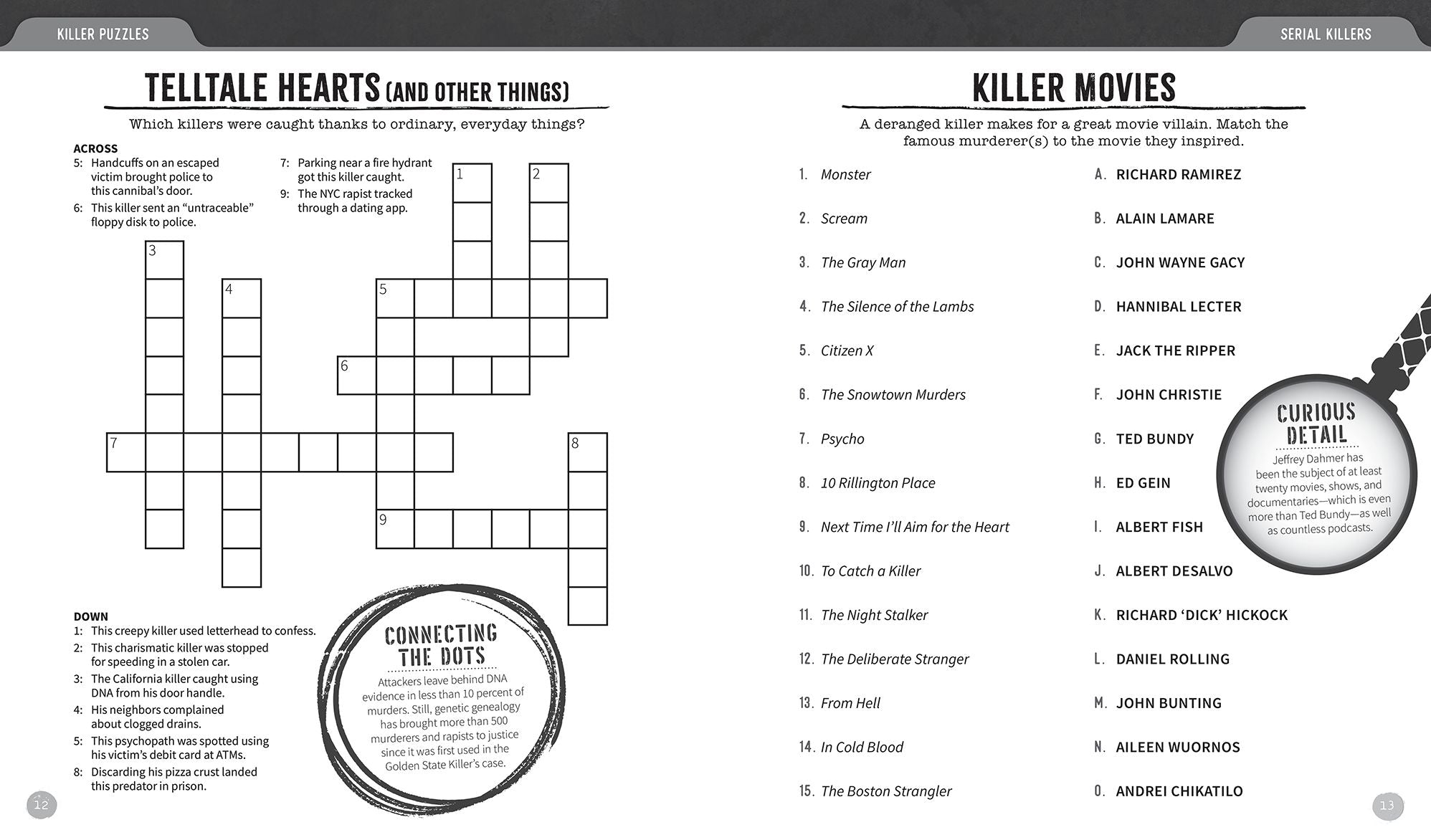 Killer Puzzles: Crosswords, Cyphers, Cryptograms, and More for the True Crime Obsessed