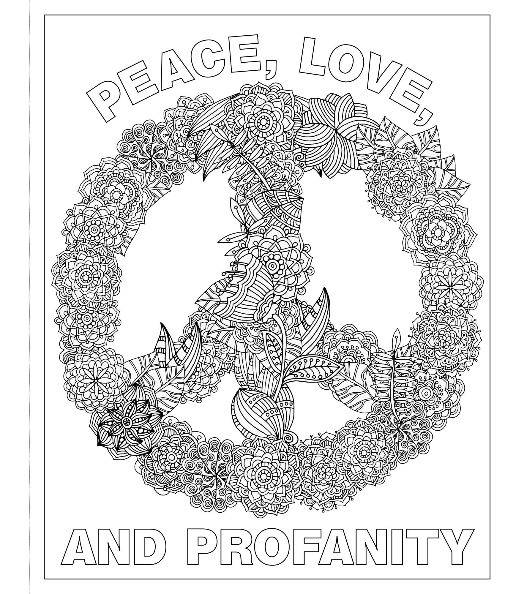 Live, Laugh, F*ck Off: A Sweary Coloring Book