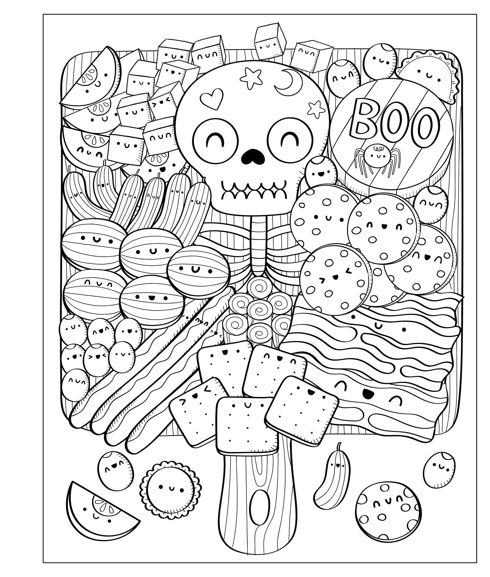 Squeetopia: Summerween: A Creepy-Cute Coloring Book of Summertime Fun