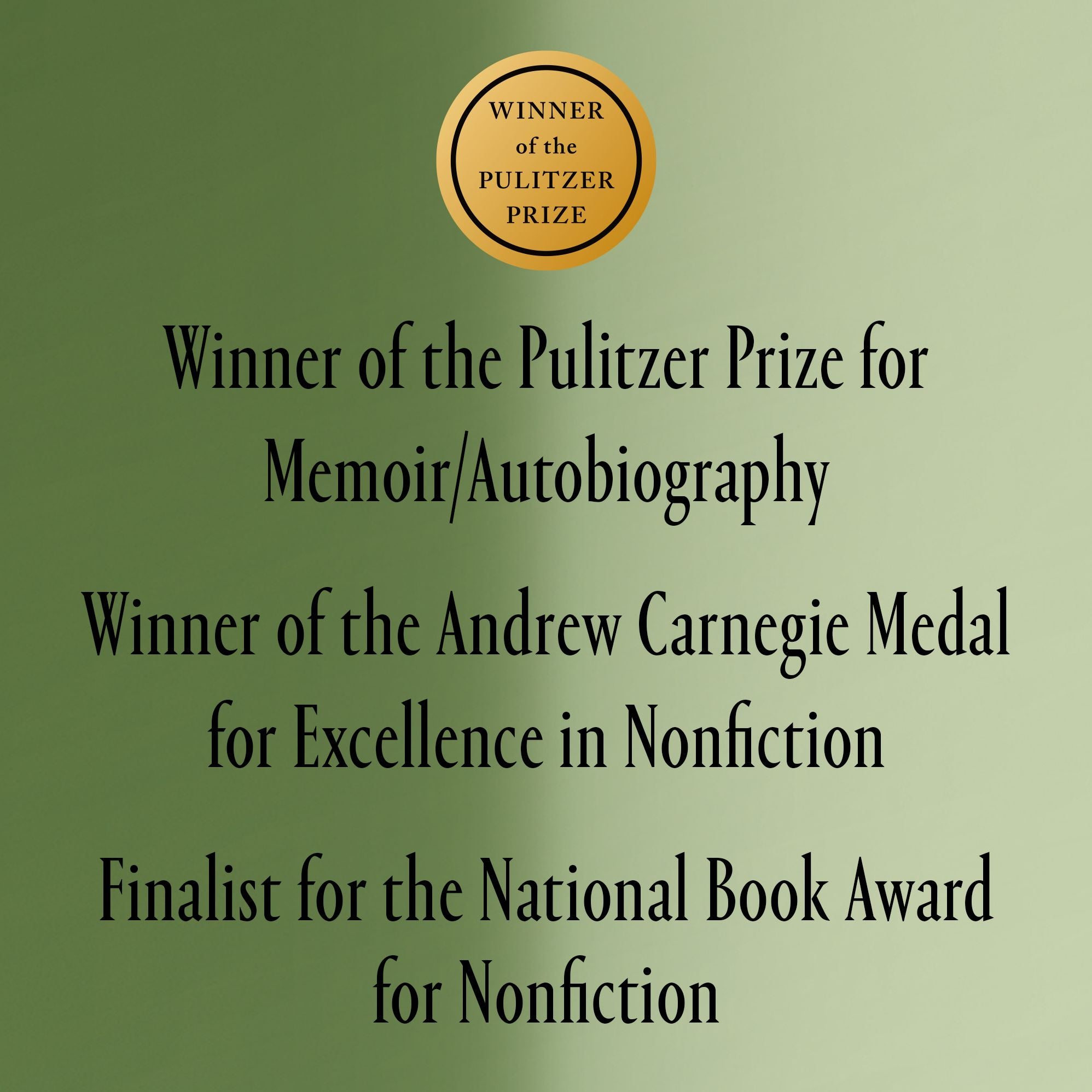 Things in Nature Merely Grow (Pulitzer Prize Winner)