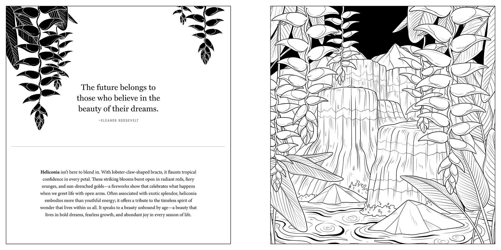 Floriographic: Freaky and Fascinating: An Artist's Coloring Book of Strange Blooms and Botanical Legends