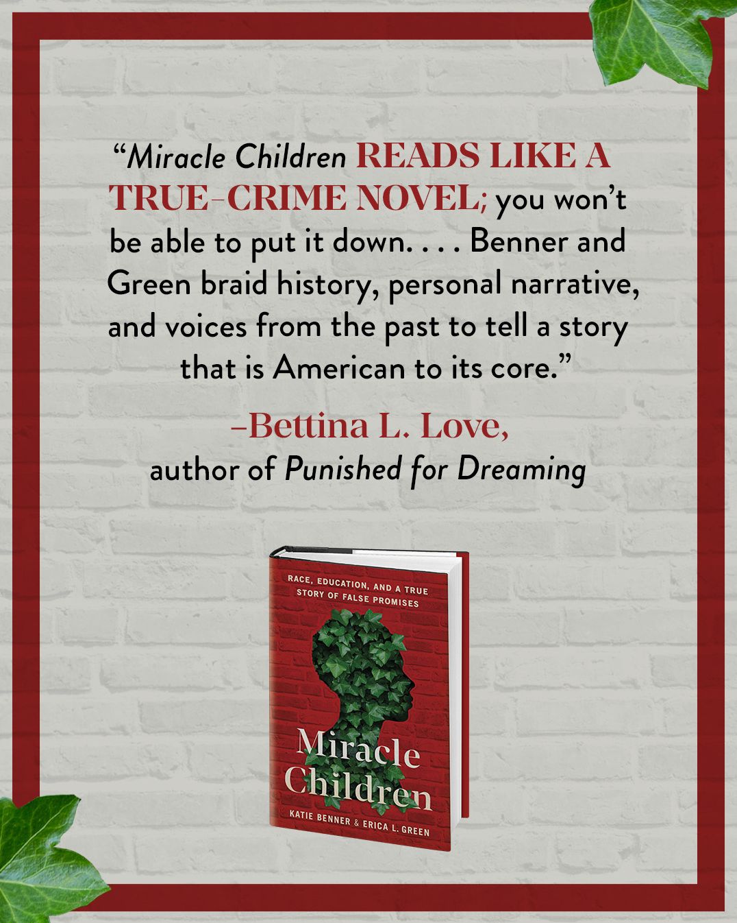 Miracle Children: Race, Education, and a True Story of False Promises