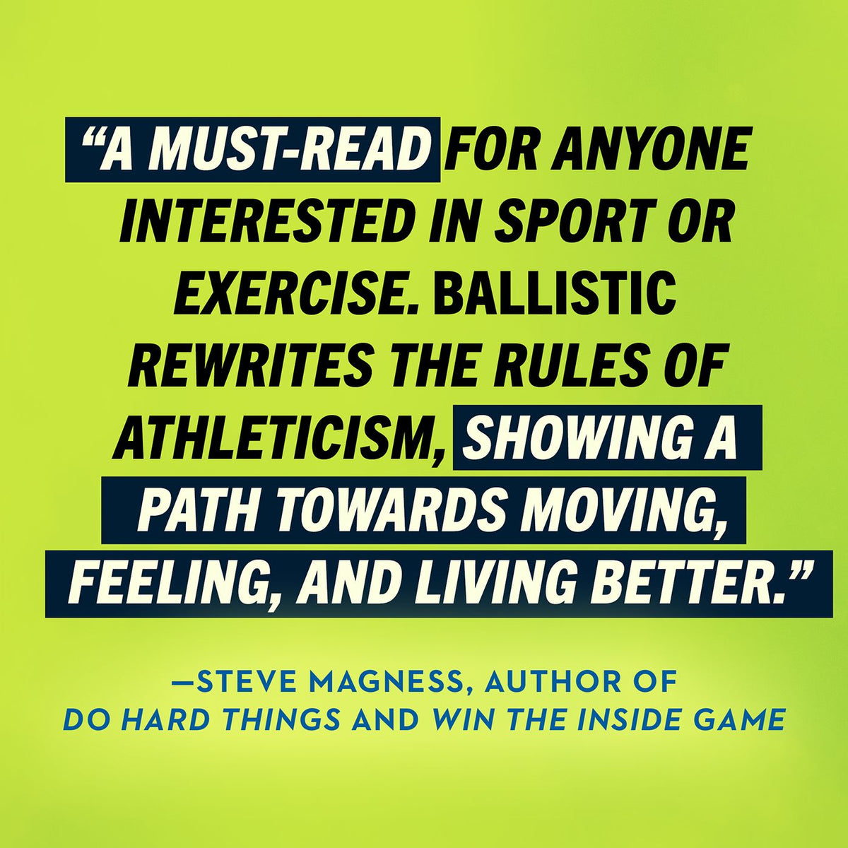 Ballistic: The New Science of Injury-Free Athletic Performance