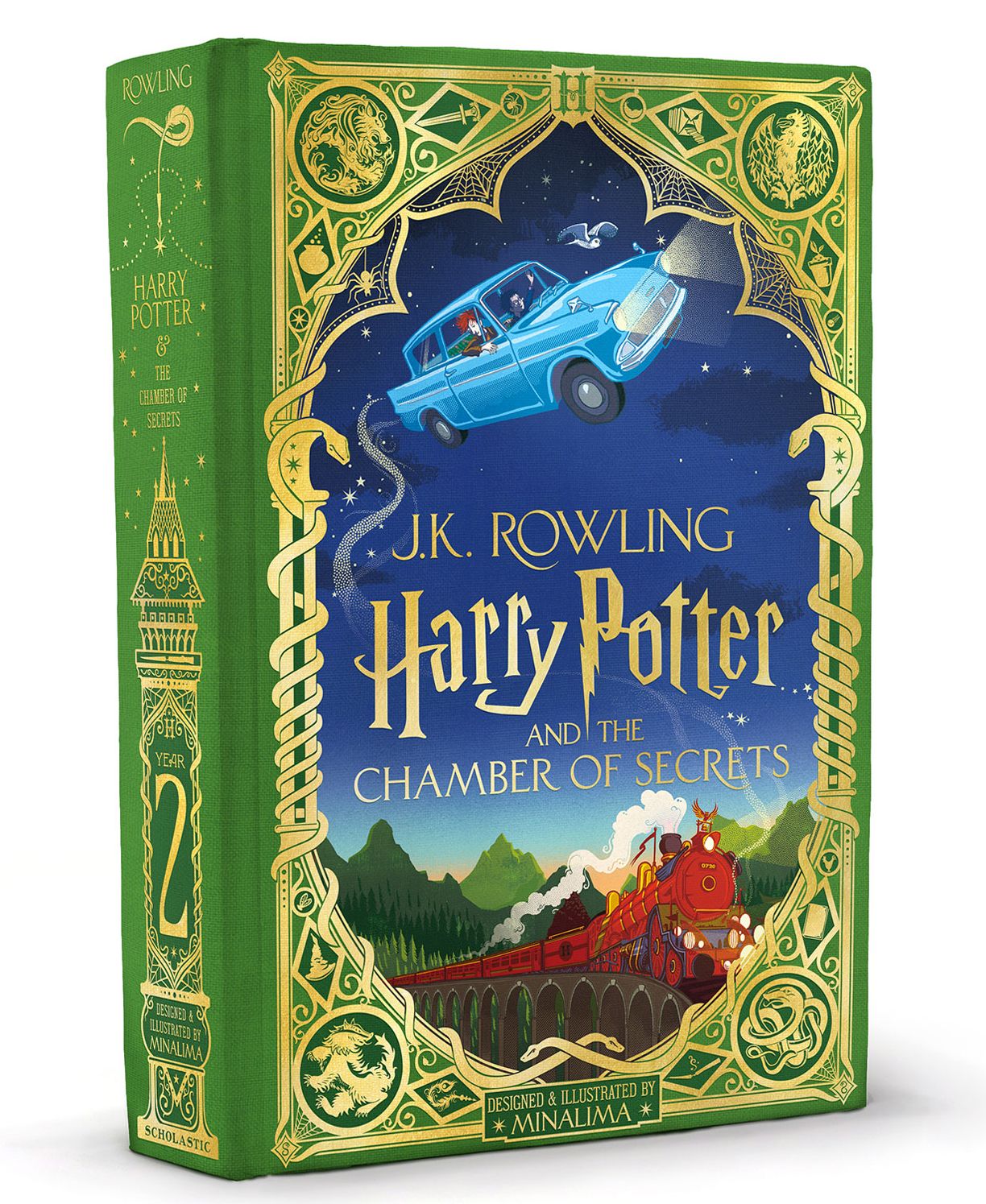 Harry Potter and the Chamber of Secrets: MinaLima Edition (Harry Potter Series #2)