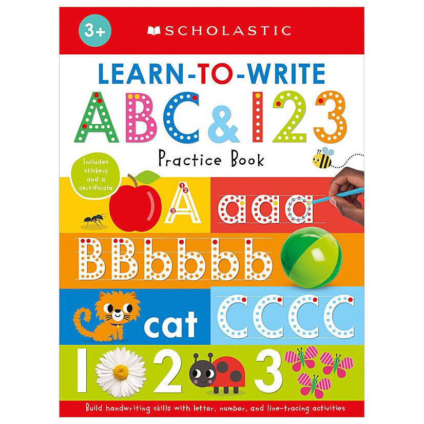 Learn to Write ABC & 123: Scholastic Early Learners (Workbook)
