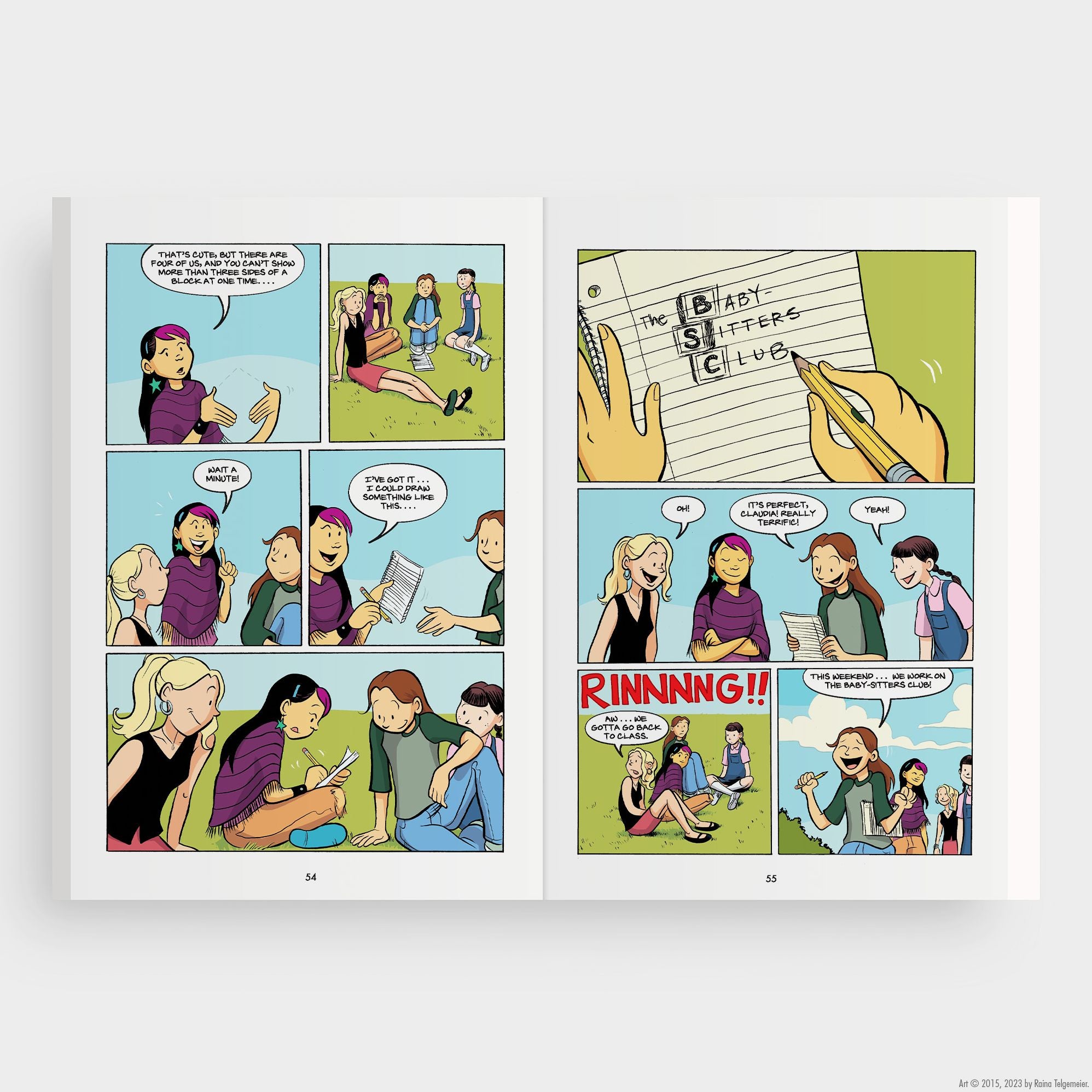 Kristy's Great Idea (The Baby-Sitters Club Graphix Series #1)