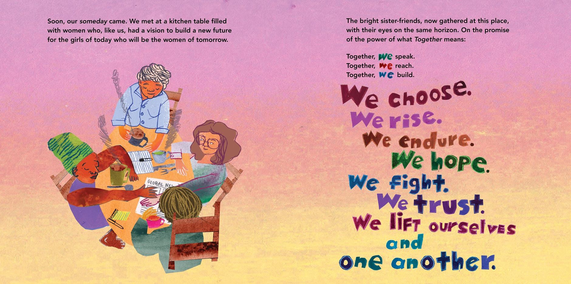 Rise, Girl, Rise: Our Sister-Friend Journey. Together for All.
