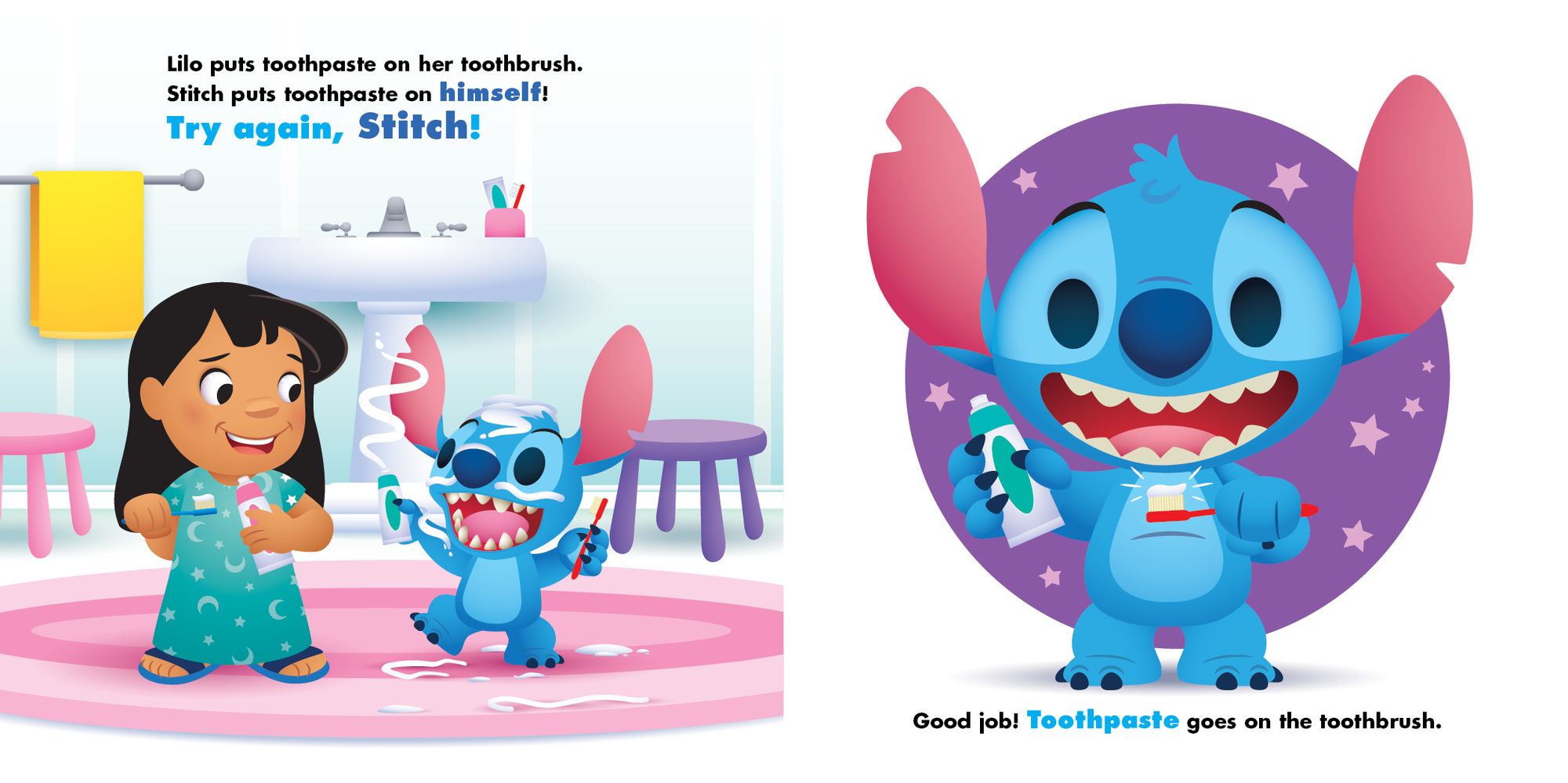 Disney Baby: Try Again, Stitch: Toothbrushes Are for Teeth!
