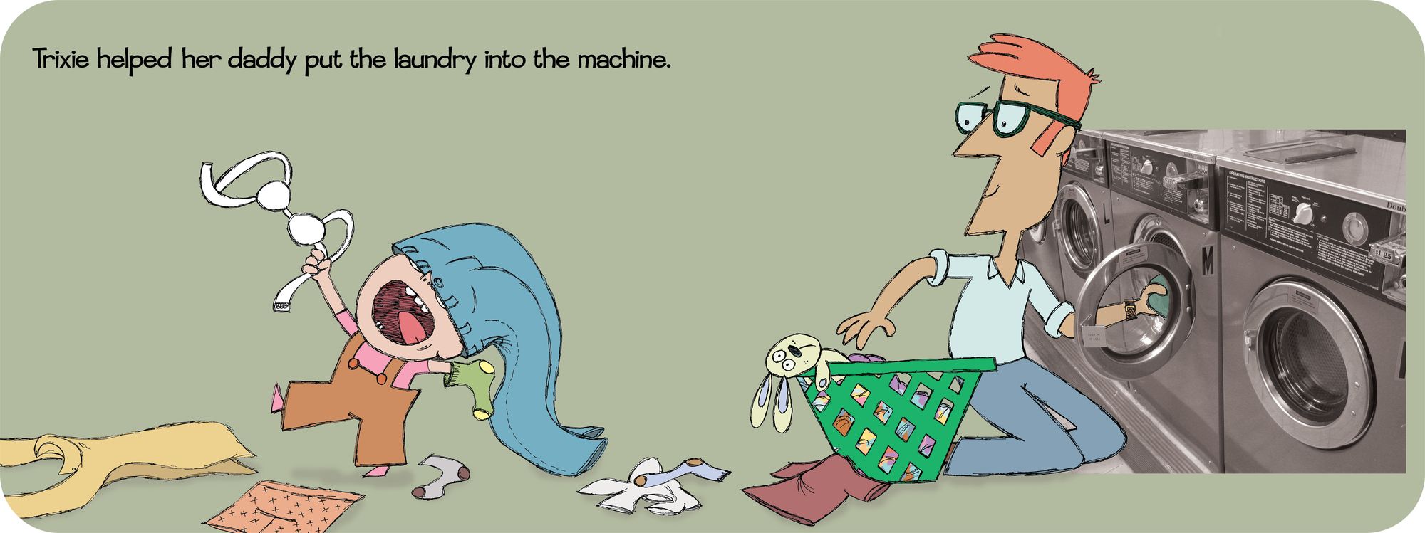 Knuffle Bunny: A Cautionary Tale (Board Book) (Caldecott Honor Book)