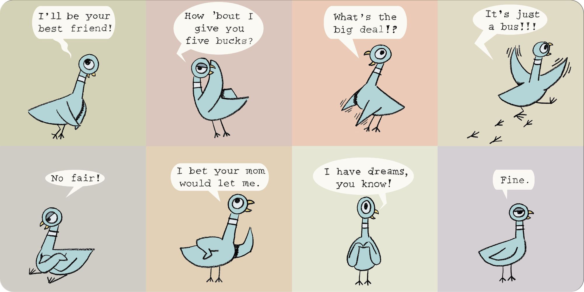 Don't Let the Pigeon Drive the Bus! (Board Book) (Caldecott Honor Book)
