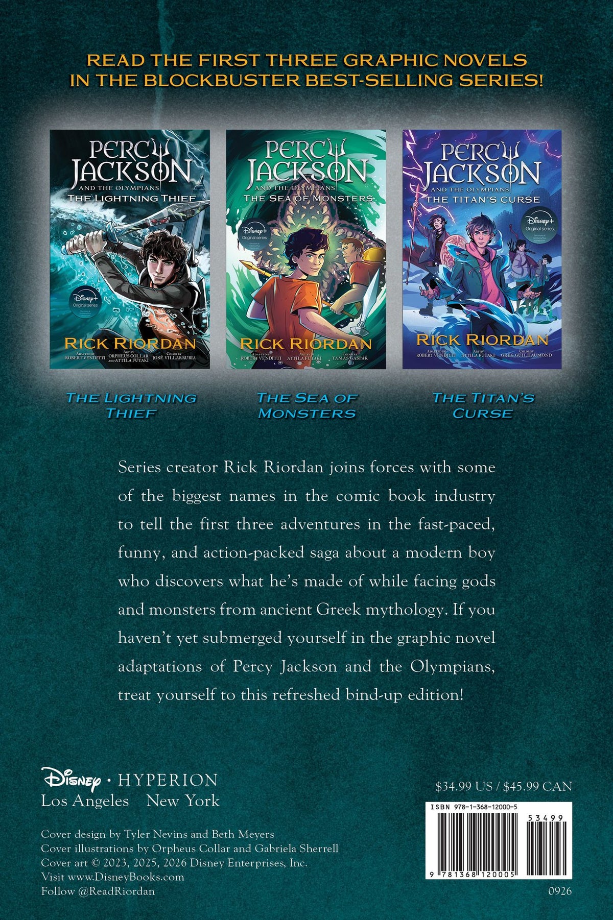 Percy Jackson 3-Book Graphic Novel Collection