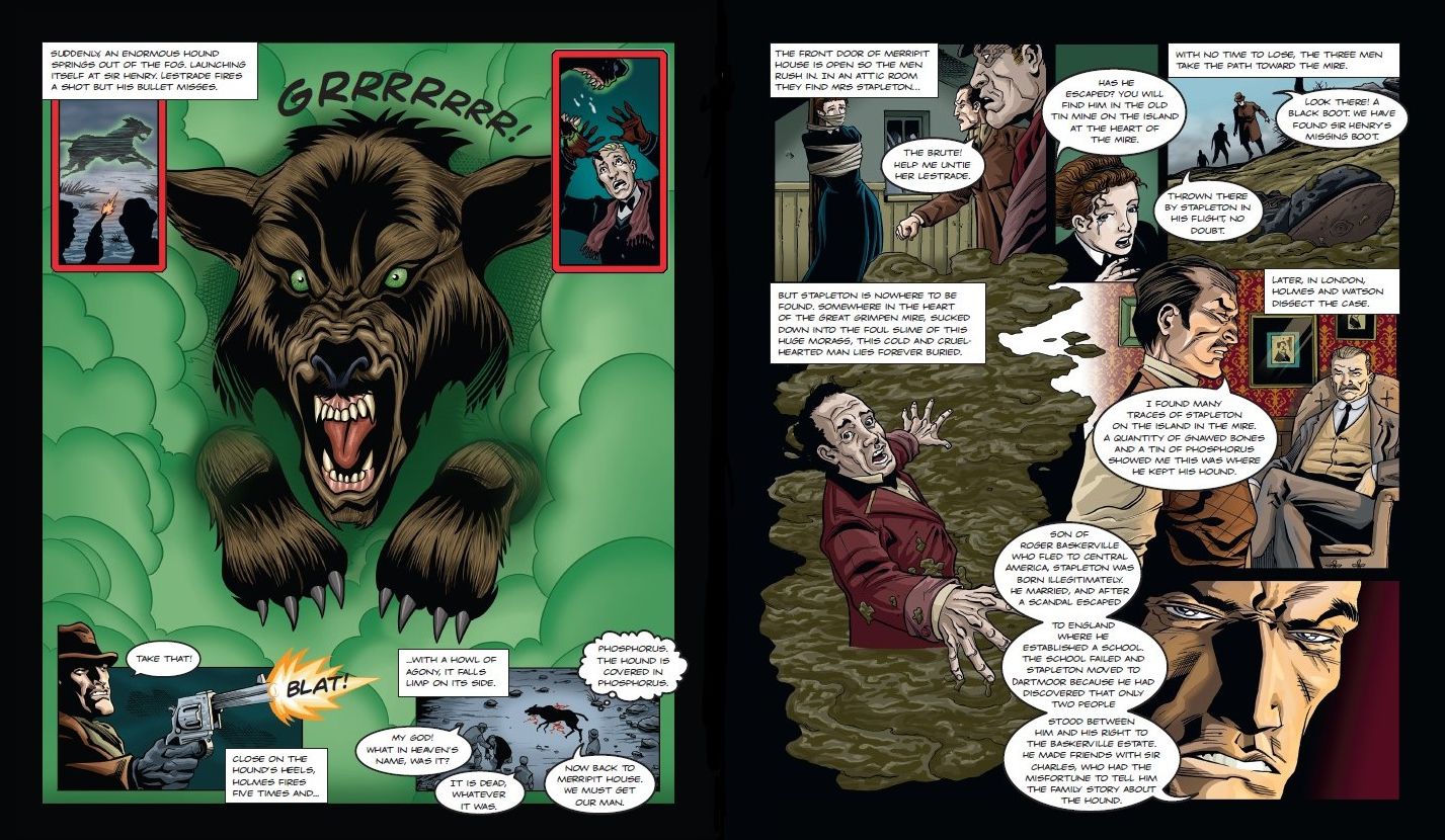 Amazing Horror Stories: Three Graphic Novels in One: Dracula, Frankenstein, and the Hound of the Baskervilles