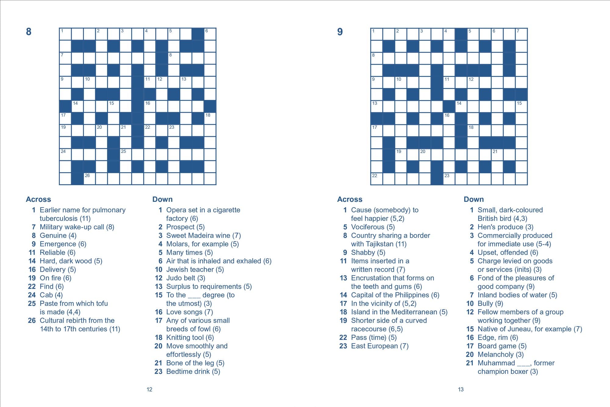 Crosswords: Over 150 Puzzles