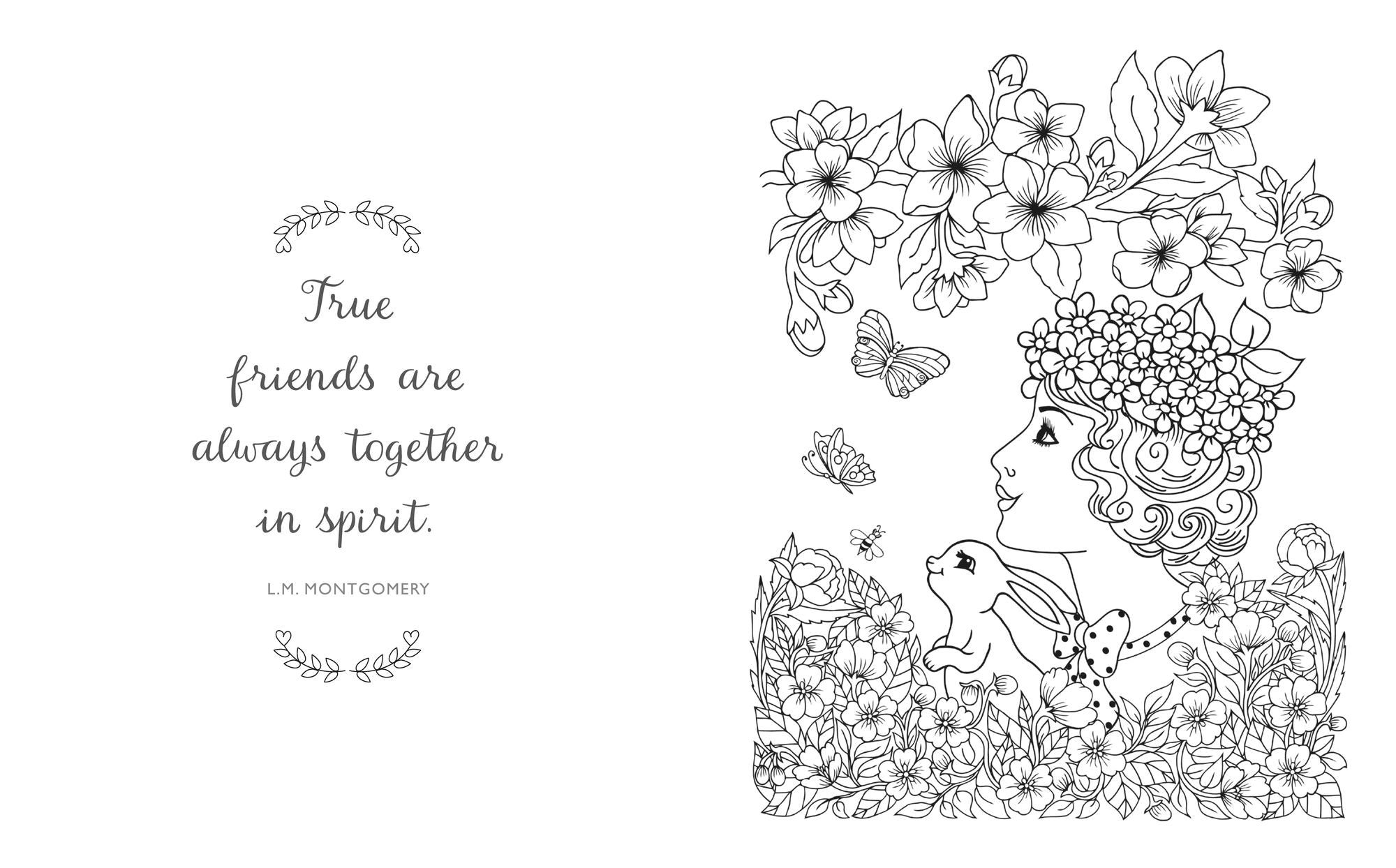 The Friendship Coloring Book: Immerse yourself in these heartwarming images