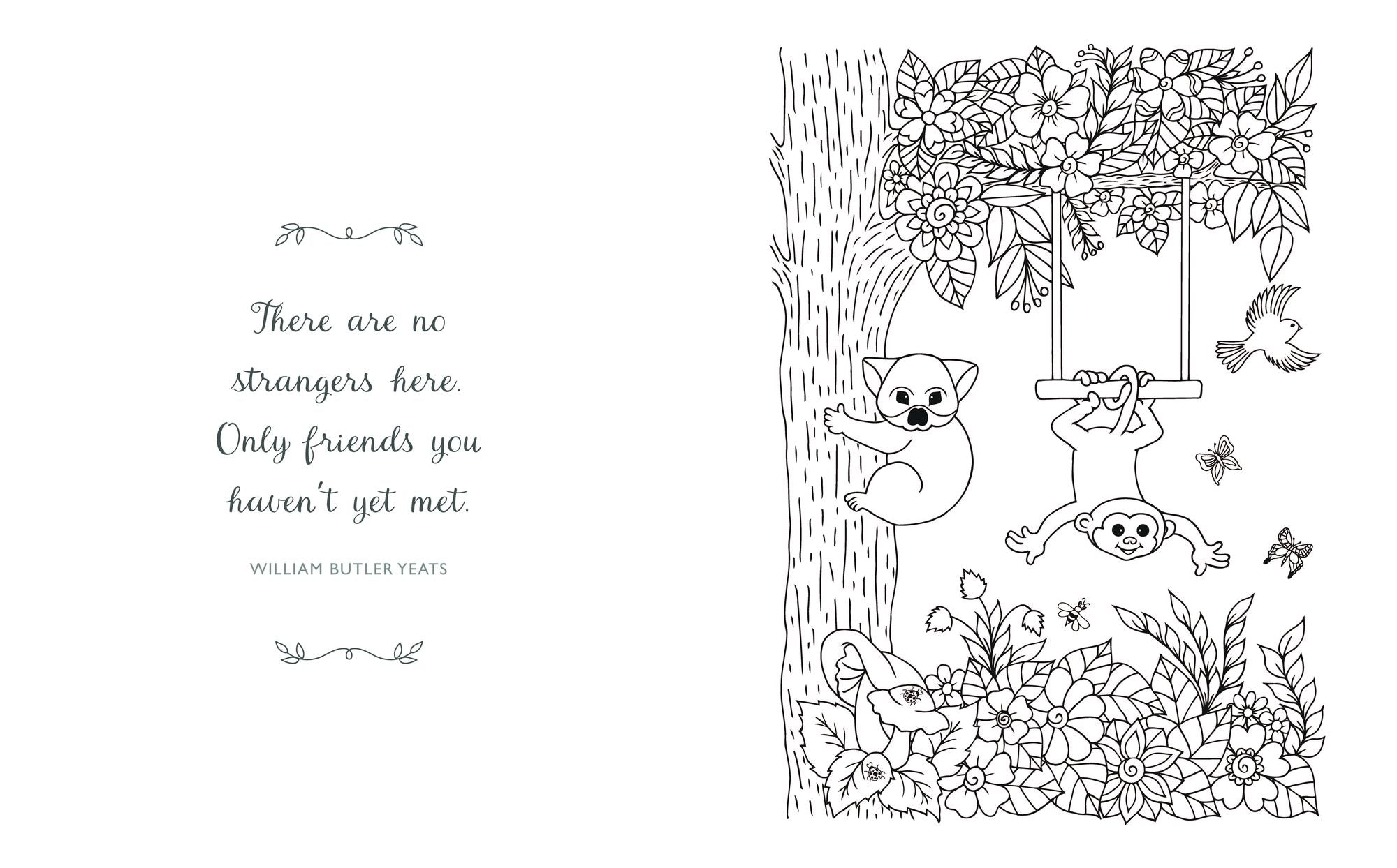 The Friendship Coloring Book: Immerse yourself in these heartwarming images