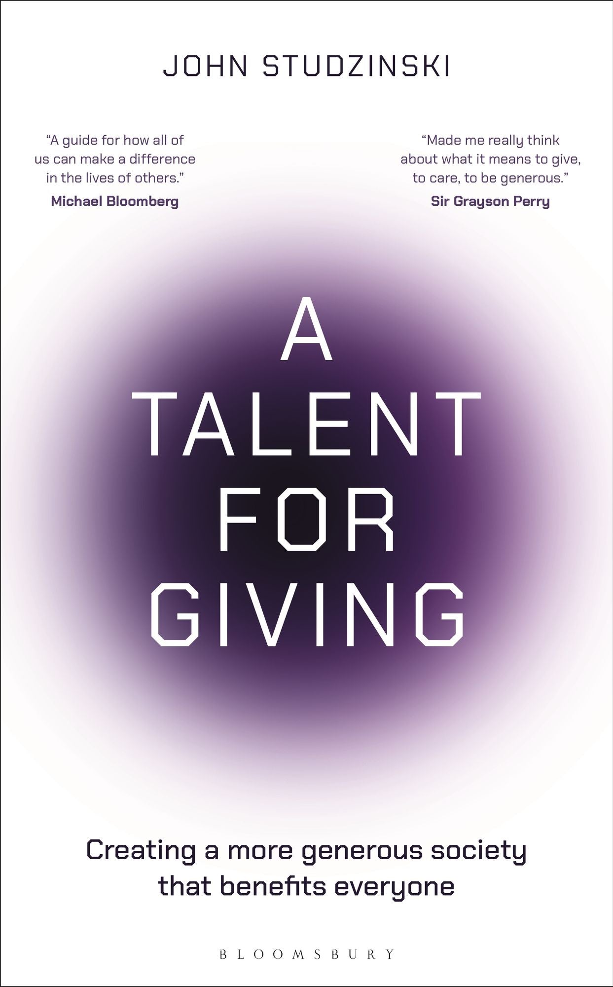 A Talent for Giving: Creating a more generous society that benefits everyone
