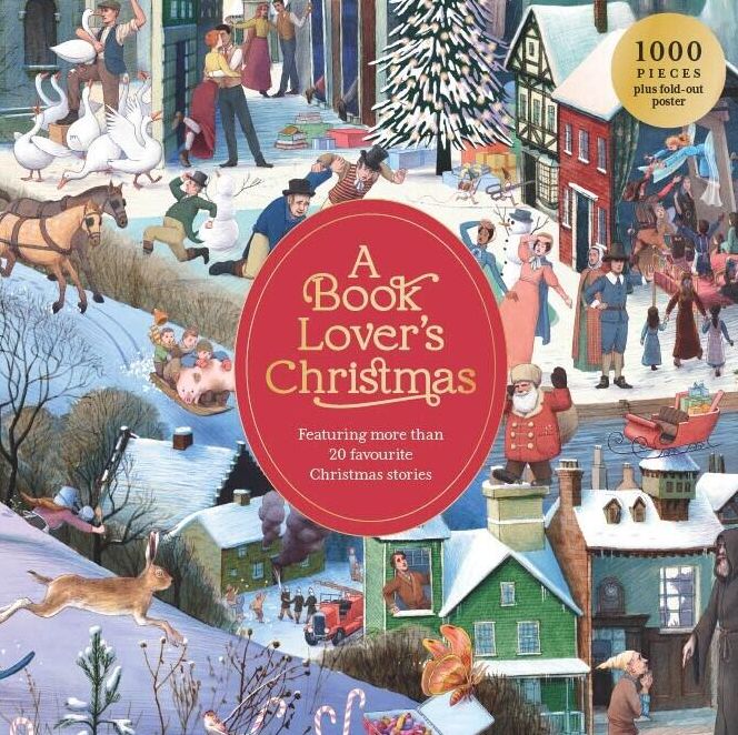 A Book Lover's Christmas 1000 Piece Puzzle: A 1000-piece jigsaw puzzle