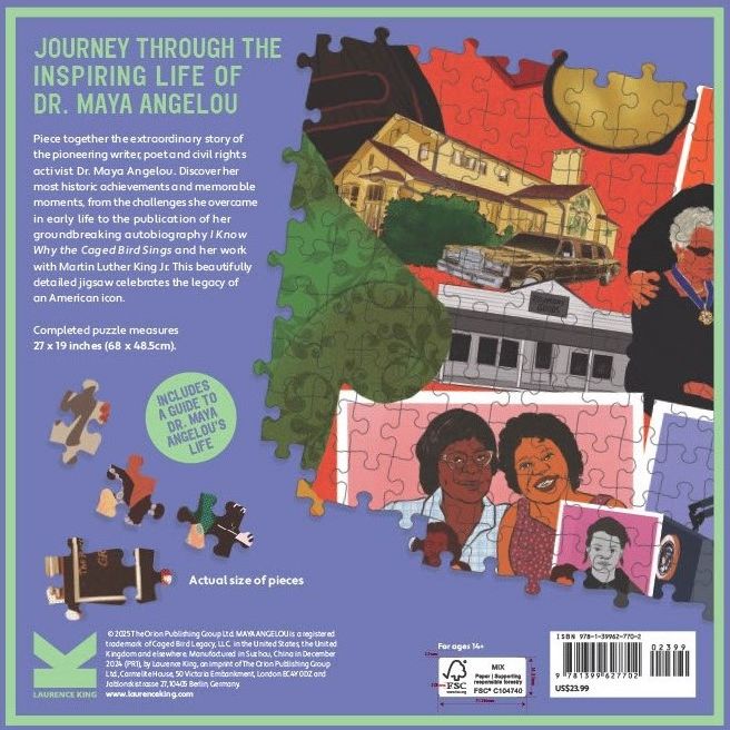 The World of Maya Angelou 1000 Piece Puzzle: A puzzle by Rachelle Baker