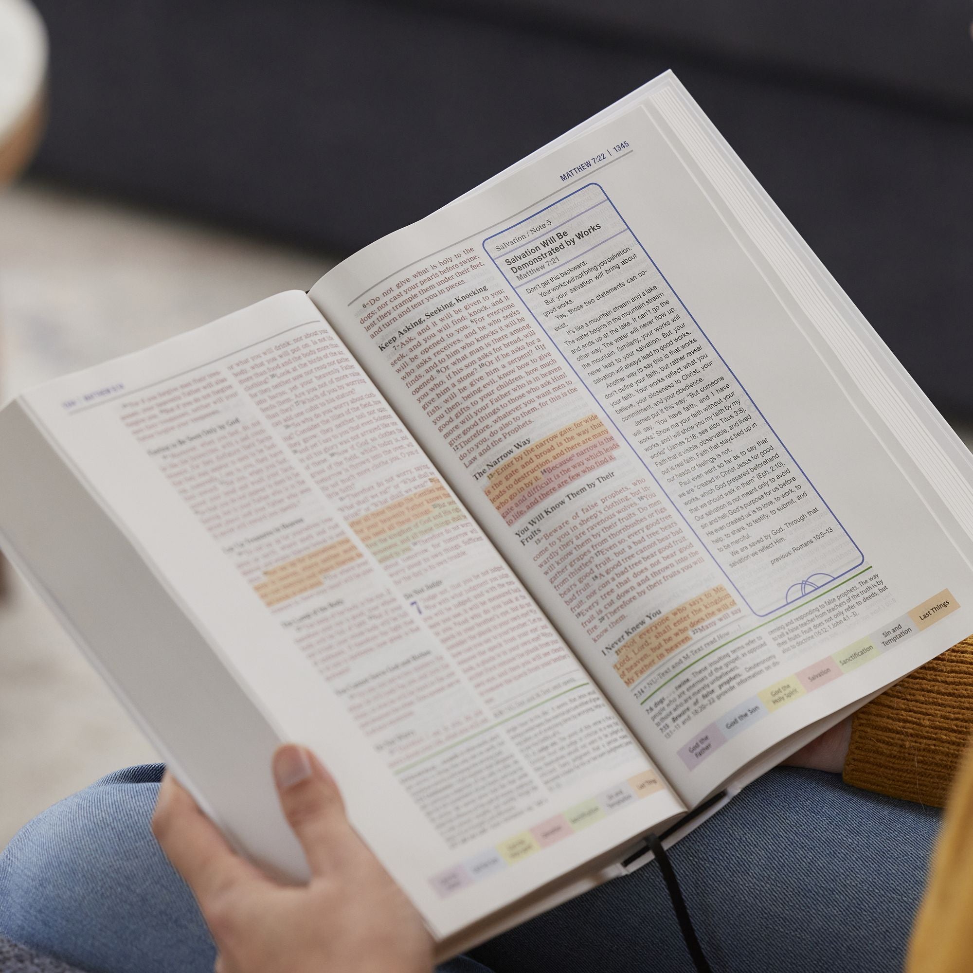 Color Code Study Bible, Revealing God's Truth Color by Color (NKJV, Brown Leathersoft, Red Letter)